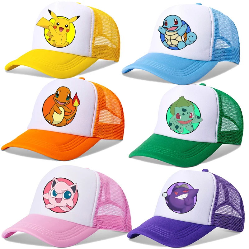 포켓몬 야구 모자 피카추 카와이 애니메이션 피규어 양산 모자 여름 야외 부모 자식 Sunhat 트렌디 오리 혀 모자 선물 title=포켓몬 야구 모자 피카추 카와이 애니메이션 피규어 양산 모자 여름 야외 부모 자식 Sunhat 트렌디 오리 혀 모자 선물 