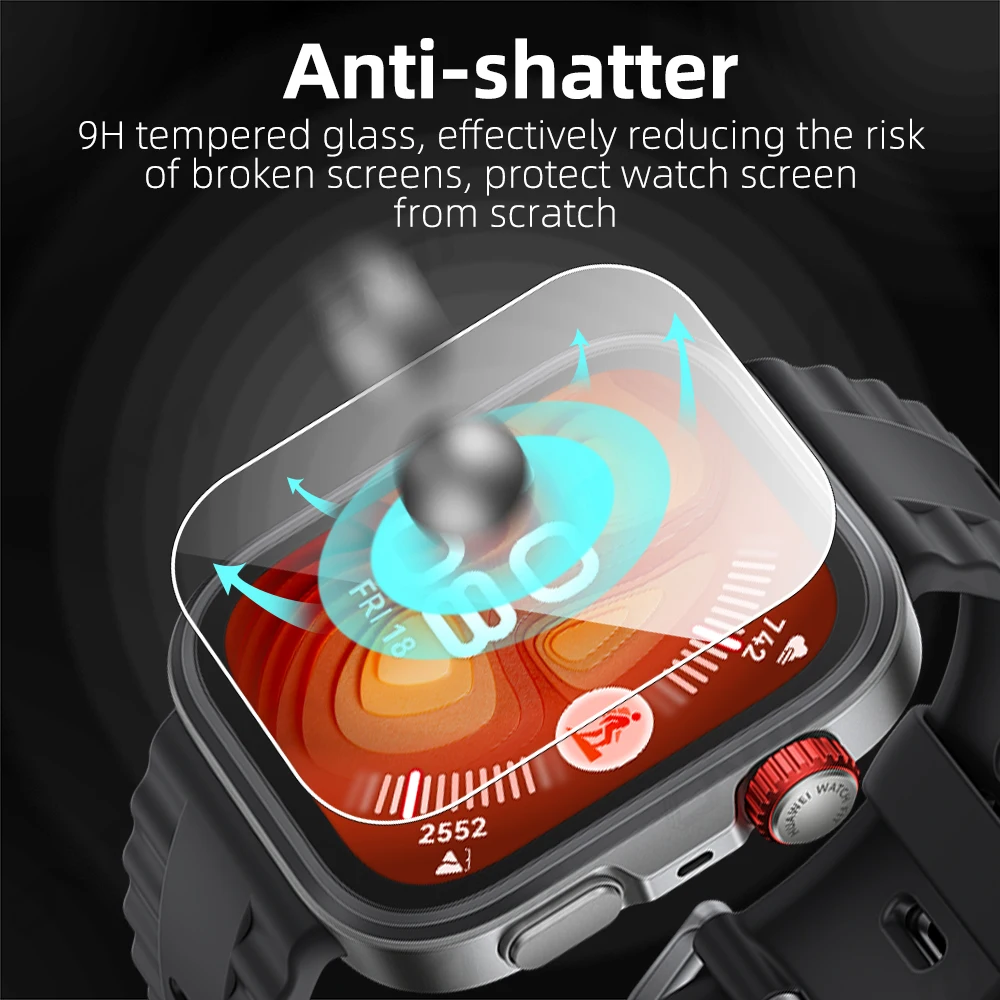 Huawei Watch Fit 4 Pro용 9H 강화 유리, 프리미엄 화면 보호기 내구성이 뛰어난 HD 투명 긁힘 방지 보호 필름 액세서리