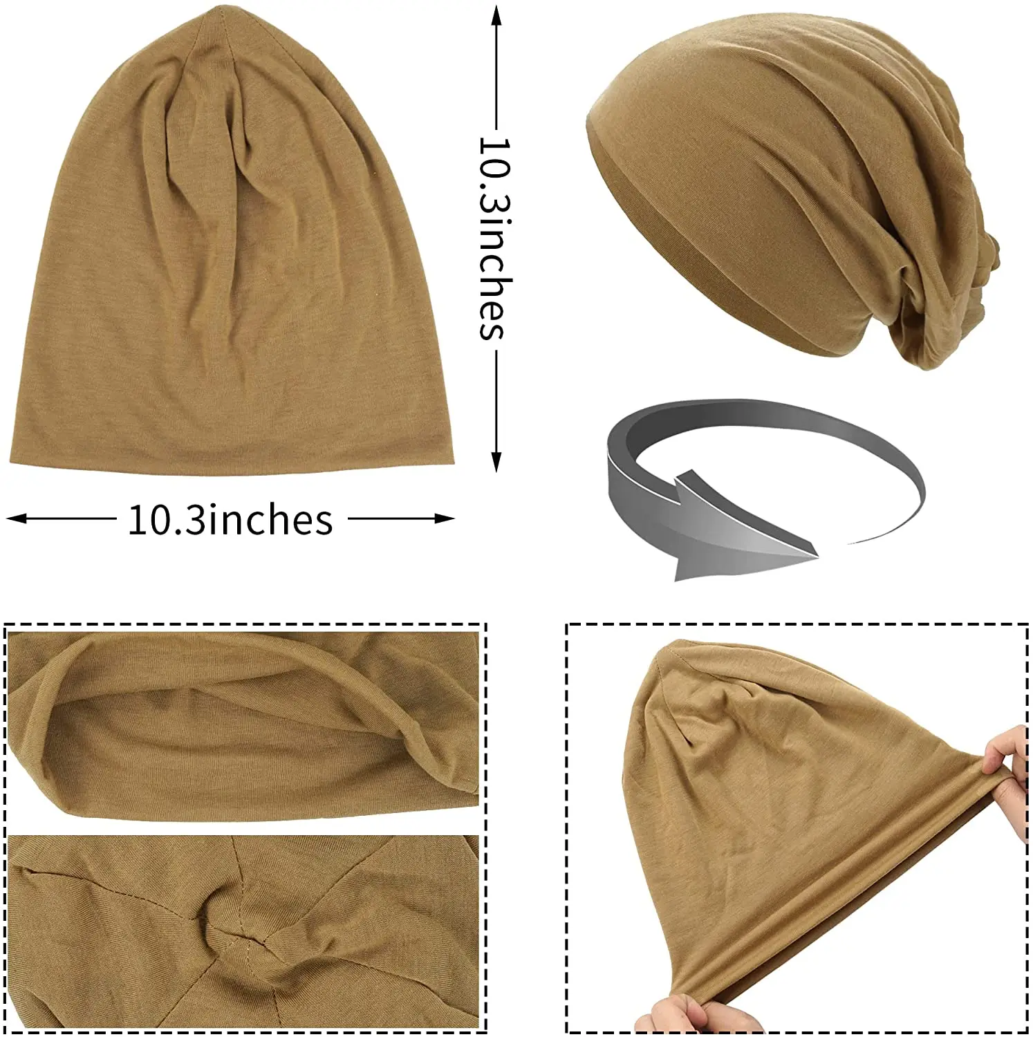 1 팩 솔리드 컬러 남여 남성 여성 Slouchy Beanie 힙합 부드러운 코튼 캡 경량 러닝 비니 성인 드워프 모자