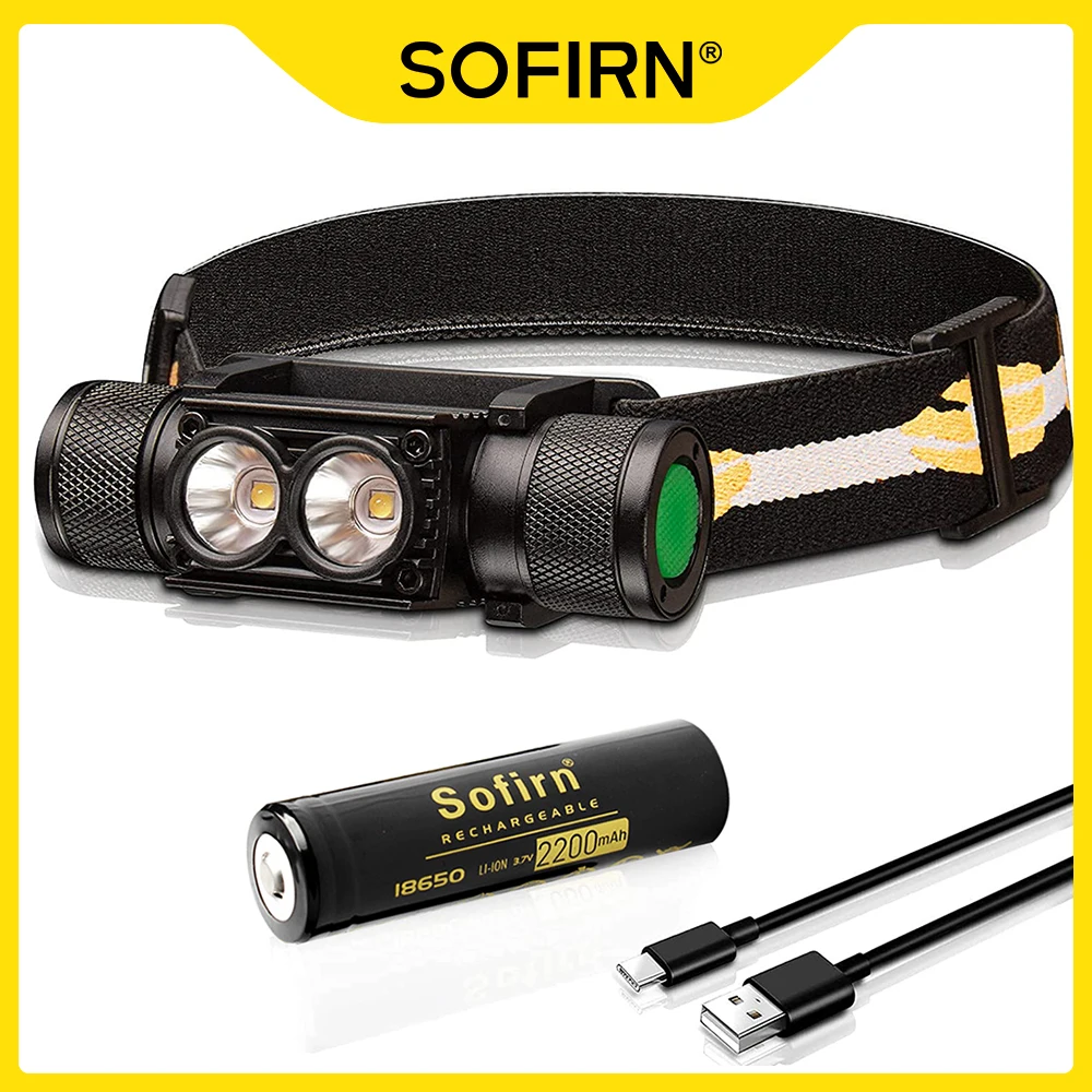 Sofirn 헤드램프 H25L 18650 충전식 1200LM USB C 듀얼 LH351D 90CRI 5000K 헤드 손전등 캠핑 낚시 토치 title=Sofirn 헤드램프 H25L 18650 충전식 1200LM USB C 듀얼 LH351D 90CRI 5000K 헤드 손전등 캠핑 낚시 토치 