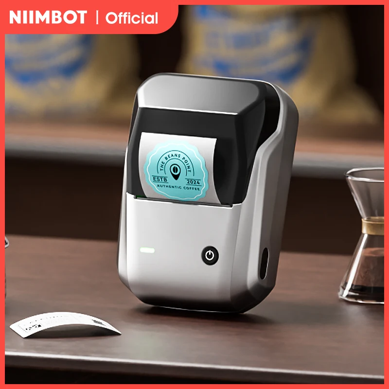 NIIMBOT B1 테이프가있는 휴대용 열전 사 프린터 2 인치 접착 라벨 프린터 미니 블루투스 스티커 메이커 지원 스마트 폰 PC title=NIIMBOT B1 테이프가있는 휴대용 열전 사 프린터 2 인치 접착 라벨 프린터 미니 블루투스 스티커 메이커 지원 스마트 폰 PC 