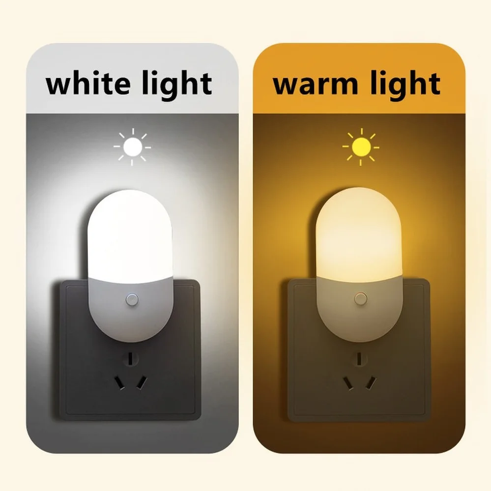 머리맡 램프 밤 빛 EU 미국 플러그 LED 밤 빛 AC220V 침실 램프 어린이를위한 선물 복도 WC에 대 한 귀여운 밤 램프