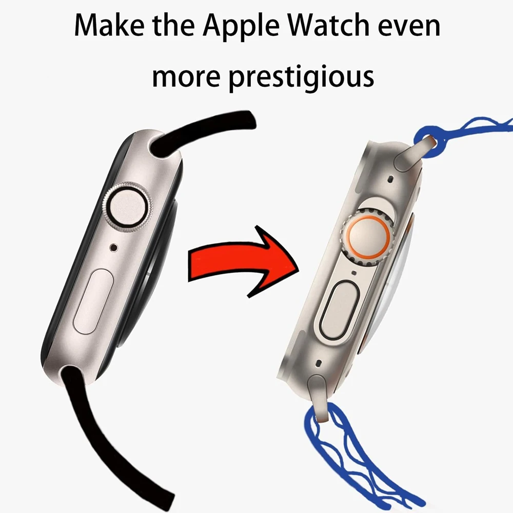 Apple Watch 용 화면 보호기 46mm 45mm 44mm 40 41 42mm 하드 PC 전면 후면 범퍼 케이스 iwatch 10 9 8 7 SE 6 5 Ultra로 변경