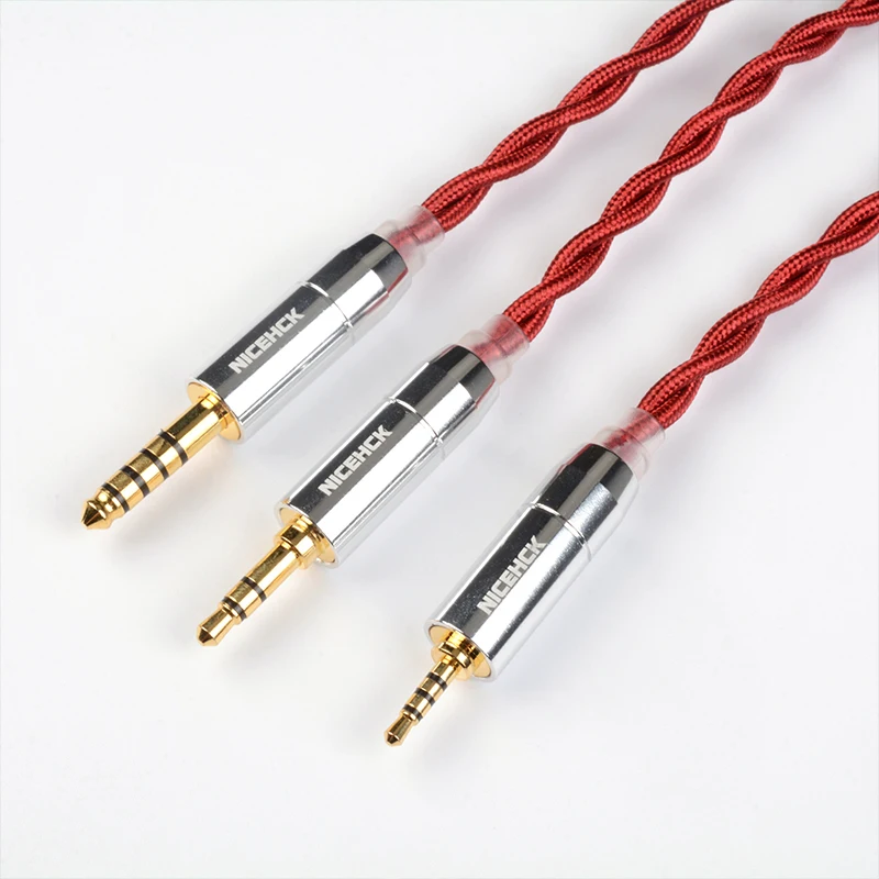 NICEHCK RedAg 4N 순수 실버 HiFi 이어폰 동축 케이블 MMCX QDC 2Pin HOLA Zero KATO Aria LAN Cadenza tangzu fudu CHU II