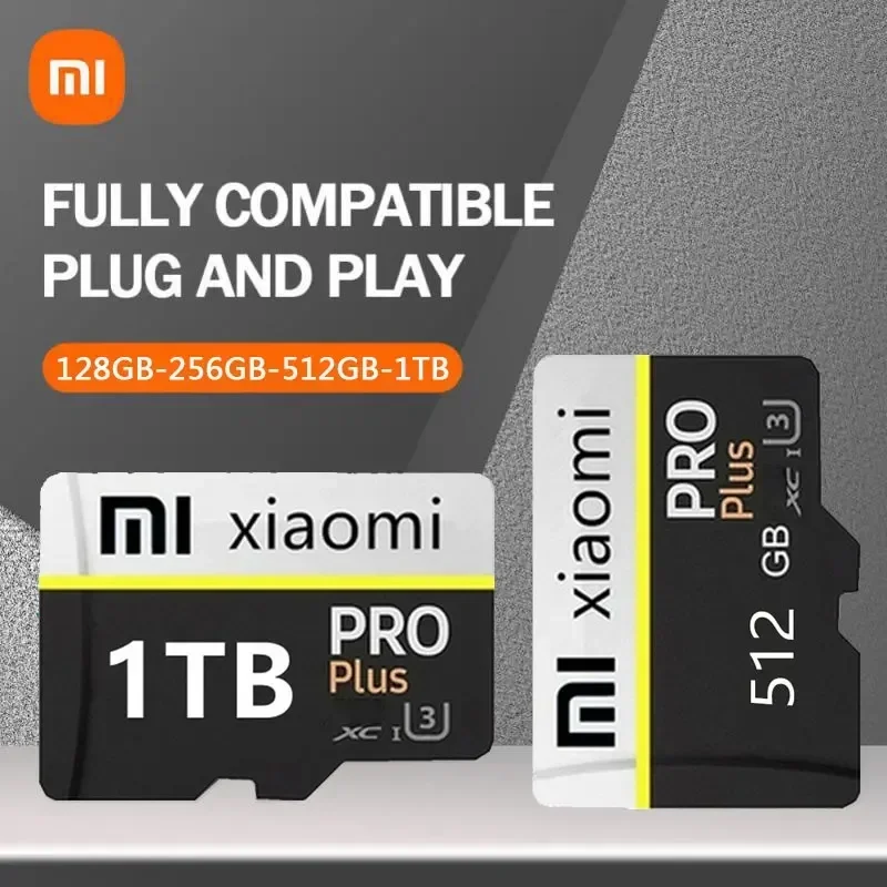 Xiaomi SD 메모리 카드 2TB 1TB 클래스 10 고속 마이크로 TF 카드 1TB 512GB Nintendo Switch PC 스마트 폰 SD 카드 128GB 256GB