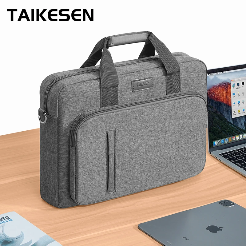 노트북 가방 케이스 13.3 14 15.6 Macbook Air Pro 13 15 컴퓨터 숄더 핸드백 서류 가방 용 17.3 인치 방수 노트북 가방