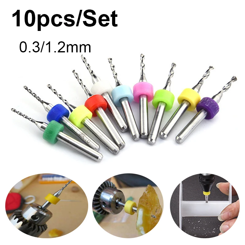 10pcs 0.3/1.2mm 합금 마이크로 드릴 비트, PCB 미니 드릴 비트, 텅스텐 강철 카바이드 드릴 비트, 인쇄 회로 기판 드릴 비트 세트 title=10pcs 0.3/1.2mm 합금 마이크로 드릴 비트, PCB 미니 드릴 비트, 텅스텐 강철 카바이드 드릴 비트, 인쇄 회로 기판 드릴 비트 세트 