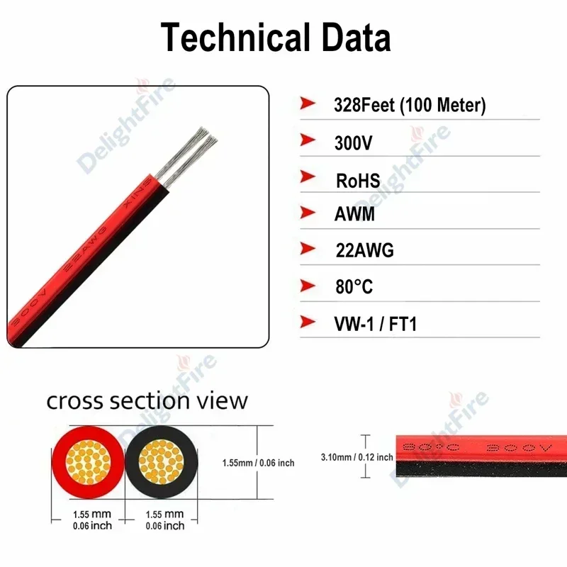 18 20 22 AWG LED 스트립 와이어 2/3/4/5/6pin 5V 12V 연장 전기 케이블 WS2812B 5050 RGB RGBWW LED 조명 자동차 스피커 자동