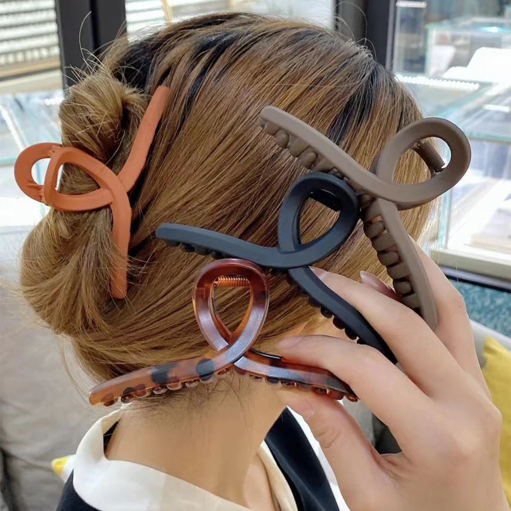 바레트 패션 여성 아크릴 머리 발톱 클립 헤어 액세서리 헤어핀 숙녀 헤어 그립 모자를 쓰고 있죠 소녀 장식품 크랩 밴드
