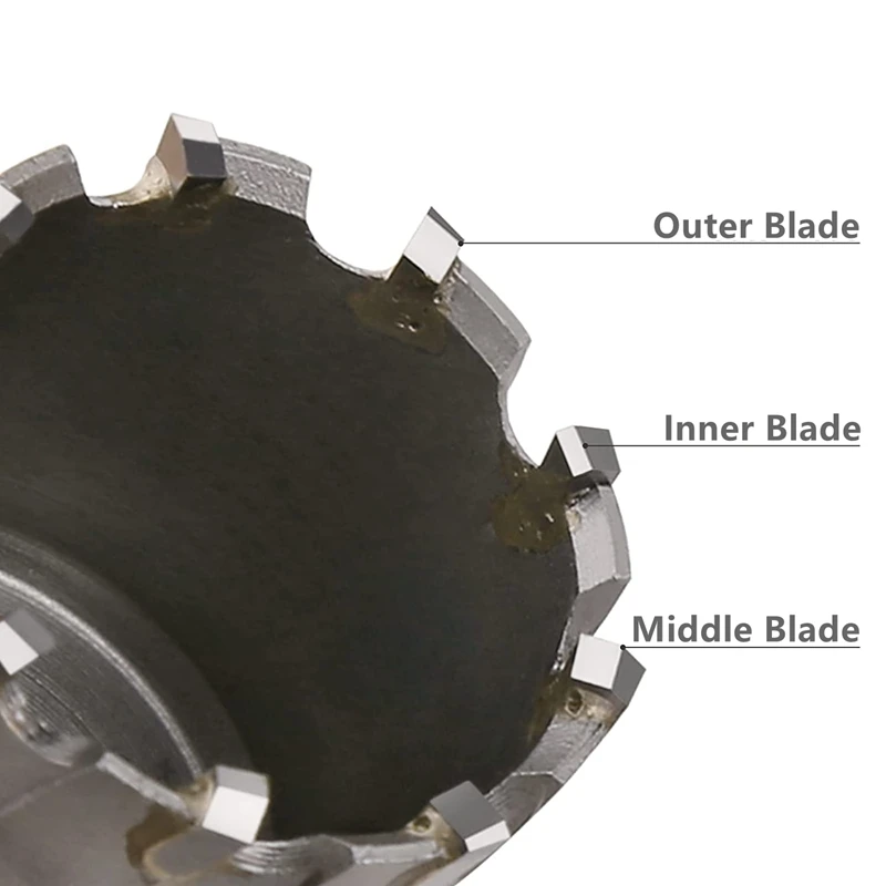 1PC 12-300mm TCT 홀쏘 초경 팁 코어 드릴 비트 커터 공구 (스테인리스 스틸 플레이트, 철, 금속, PVC 오프너용)