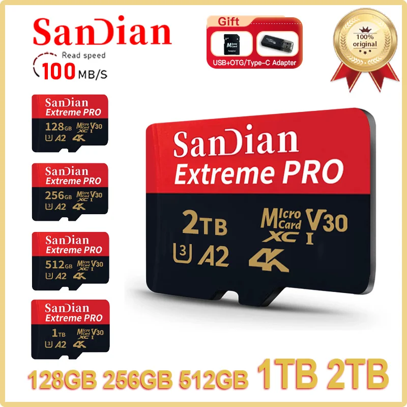Origina 마이크로 TF SD 카드 128GB 256GB 클래스 10 고속 메모리 카드 U3 4K 512GB TF 플래시 카드 1TB 스마트 폰 카메라 드론 용 title=Origina 마이크로 TF SD 카드 128GB 256GB 클래스 10 고속 메모리 카드 U3 4K 512GB TF 플래시 카드 1TB 스마트 폰 카메라 드론 용 
