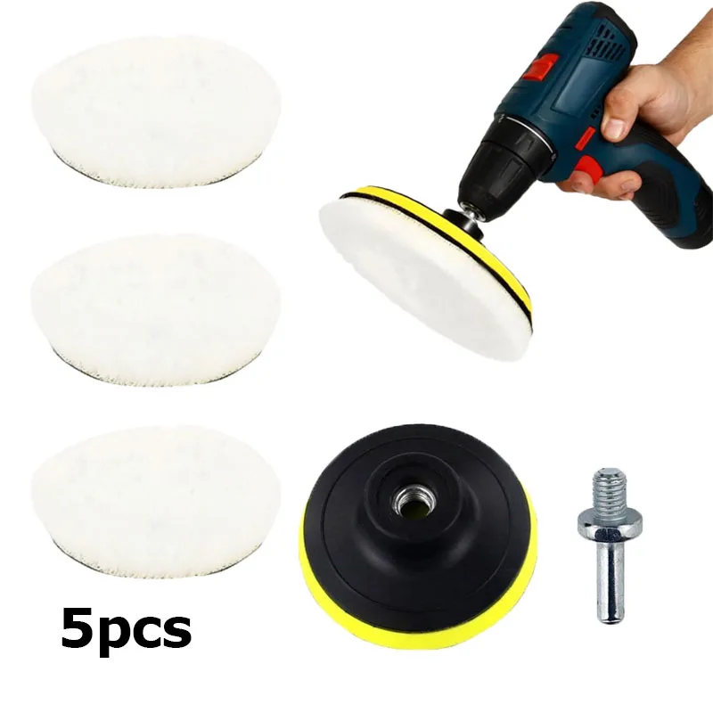 5 개/대 양모 연마 디스크 왁싱 버핑 연마 패드 75mm 자동차 페인트 케어 폴리 셔 기계 패드 자동 뷰티 액세서리 title=5 개/대 양모 연마 디스크 왁싱 버핑 연마 패드 75mm 자동차 페인트 케어 폴리 셔 기계 패드 자동 뷰티 액세서리 