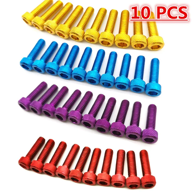 10PCS 오토바이 나사 다채로운 데칼 M6 나사 모토 부품 범용 오토바이 나사 6MM 장식 스쿠터 액세서리 레드 블루 title=10PCS 오토바이 나사 다채로운 데칼 M6 나사 모토 부품 범용 오토바이 나사 6MM 장식 스쿠터 액세서리 레드 블루 