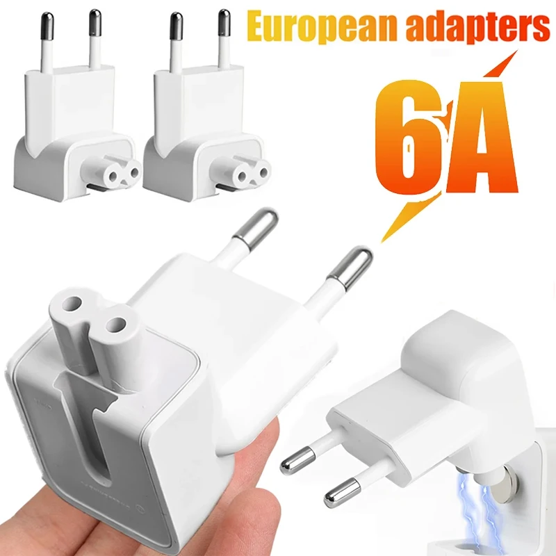 5/1Pack EU AC 전원 벽 플러그 오리 헤드 Apple MacBook iPad Pro 공기 어댑터 충전기 고속 충전 노트북 변환기 어댑터 title=5/1Pack EU AC 전원 벽 플러그 오리 헤드 Apple MacBook iPad Pro 공기 어댑터 충전기 고속 충전 노트북 변환기 어댑터 