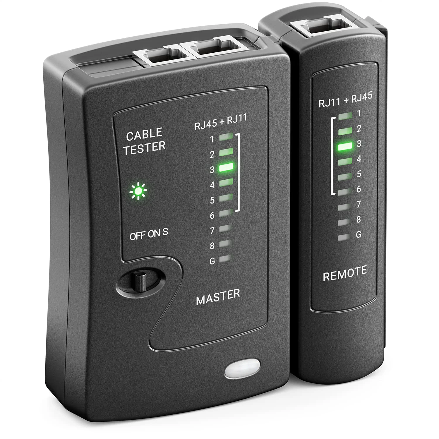 LAN RJ45 Cat5 Cat5e Cat6 Cat6a Cat7 UTP/차폐 케이블 및 RJ11 RJ12용 ZoeRax 네트워크 이더넷 케이블 테스터
