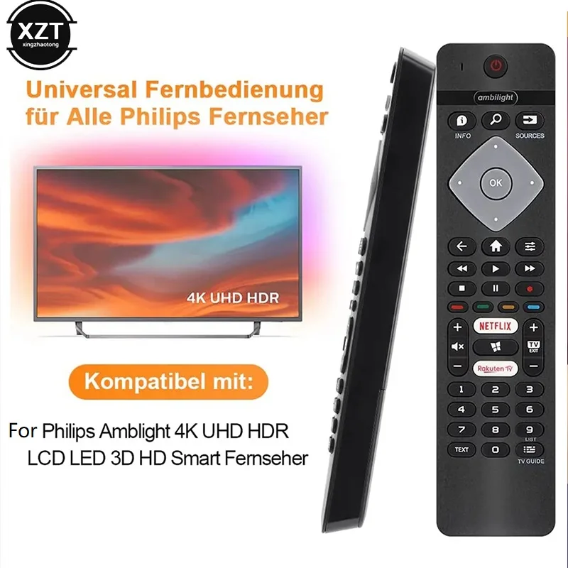BRC 0884402 /01 필립스 Ambilight 4K 스마트 LED TV용 리모컨 교체 75PUS6754/12 65PUS6754/12 65PUS6704/12 55PUS6754
