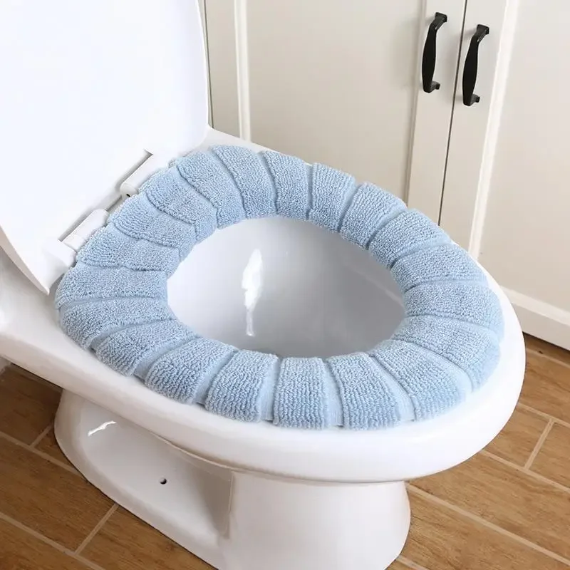 변기 커버 따뜻한 부드러운 아크릴 빨 매트 홈 장식 Closestool 매트 좌석 케이스 화장실 뚜껑 커버 액세서리 욕실 홈