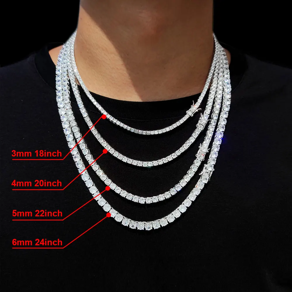힙합 1 행 Cz 테니스 체인 목걸이 큐빅 지르콘 아이스 아웃 3Mm 4Mm 5Mm 6Mm 18/K 랩퍼 목걸이 드롭 배송 럭셔리 쥬얼리 title=힙합 1 행 Cz 테니스 체인 목걸이 큐빅 지르콘 아이스 아웃 3Mm 4Mm 5Mm 6Mm 18/K 랩퍼 목걸이 드롭 배송 럭셔리 쥬얼리 