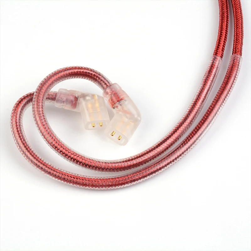 NICEHCK RedAg 4N 순수 실버 HiFi 이어폰 동축 케이블 MMCX QDC 2Pin HOLA Zero KATO Aria LAN Cadenza tangzu fudu CHU II