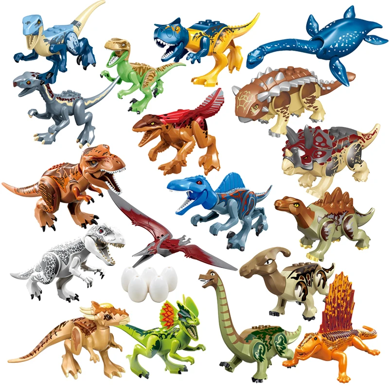 Velociraptor 트리케라톱스 Indominus T-Rex 모델 쥬라기 세계 공룡 어린이 소년 빌딩 블록 교육 완구 조립 title=Velociraptor 트리케라톱스 Indominus T-Rex 모델 쥬라기 세계 공룡 어린이 소년 빌딩 블록 교육 완구 조립 
