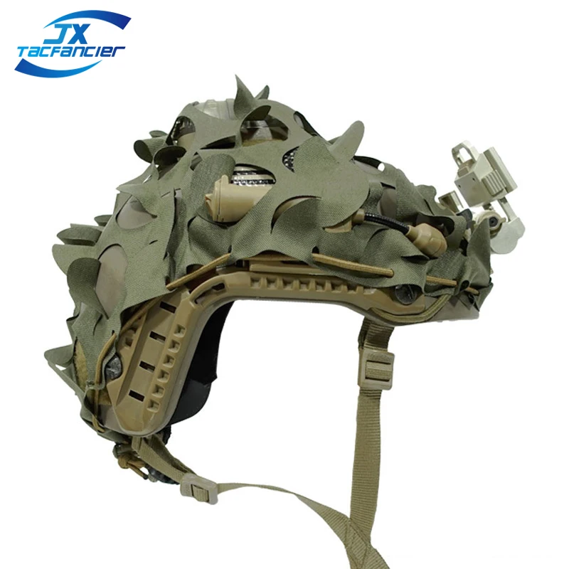 3D Camo Net Airsoft 헬멧 커버 레이저 컷 나일론 Drawstring 헬멧 Scrim CS Wargame Paintball Paratrooper Hunting 액세서리 title=3D Camo Net Airsoft 헬멧 커버 레이저 컷 나일론 Drawstring 헬멧 Scrim CS Wargame Paintball Paratrooper Hunting 액세서리 