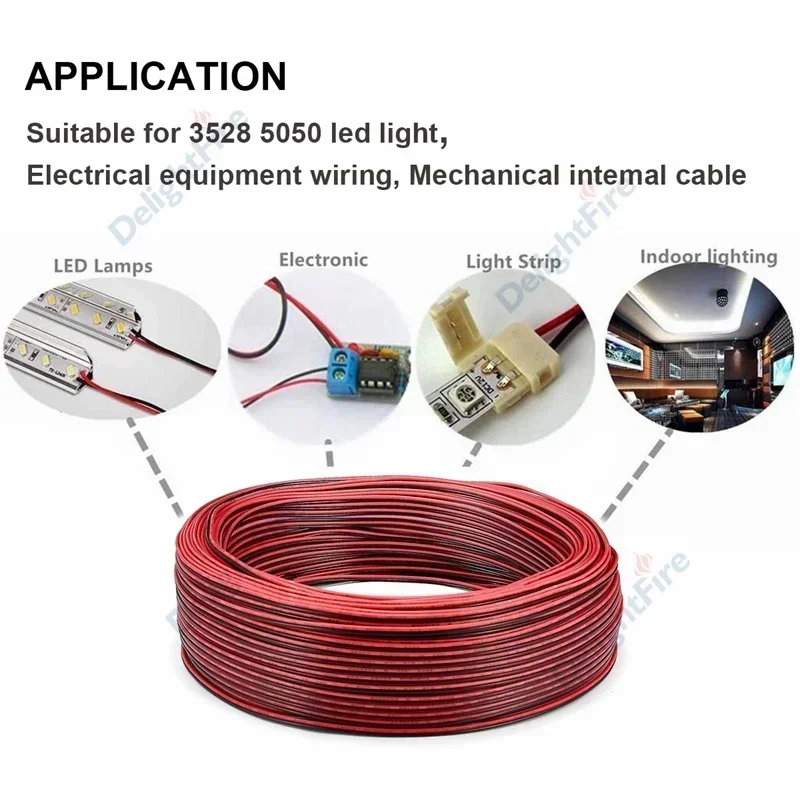 18 20 22 AWG LED 스트립 와이어 2/3/4/5/6pin 5V 12V 연장 전기 케이블 WS2812B 5050 RGB RGBWW LED 조명 자동차 스피커 자동