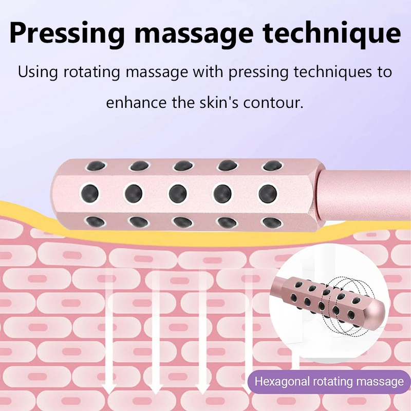 24 게르마늄 페이스 마사지 뷰티 경혈 롤러 스틱 도매 뷰티 롤러 도구 페이스 Gua Sha 마사지 여성 스킨 케어 뷰티