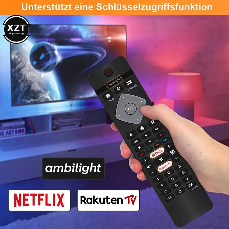 BRC 0884402 /01 필립스 Ambilight 4K 스마트 LED TV용 리모컨 교체 75PUS6754/12 65PUS6754/12 65PUS6704/12 55PUS6754