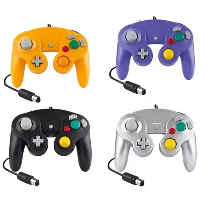 GameCube NGC용 유선 게임 컨트롤러 NGC 게임 콘솔용 단일 버튼 유선 게임 패드 조이스틱