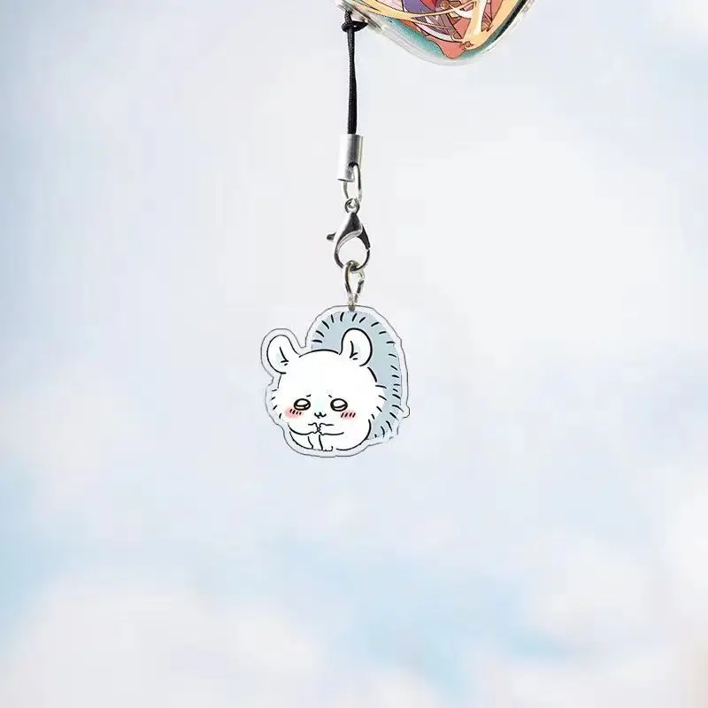 ChiIkawaS 휴대폰 체인 하치와레 하치와레 우사기 USAGI 치이/.ka와 휴대폰 펜던트 체인 귀여운 만화 캐릭터 작은 선물