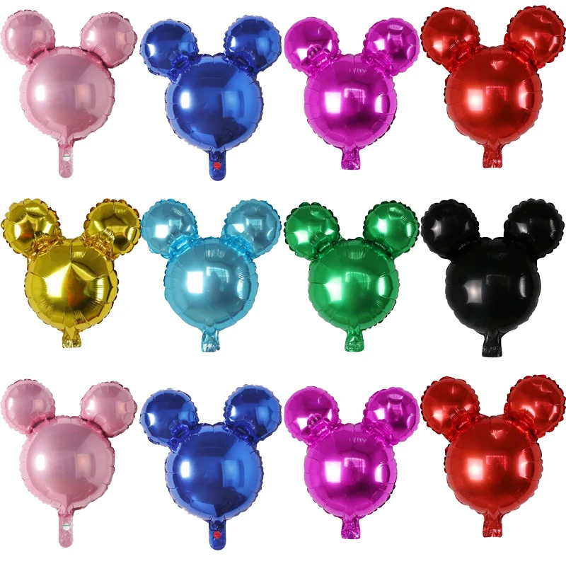 10pcs 미키 미니 마우스 머리 알루미늄 호일 풍선 베이비 샤워 생일 파티 장식 어린이 장난감 용품 에어 글로브 title=10pcs 미키 미니 마우스 머리 알루미늄 호일 풍선 베이비 샤워 생일 파티 장식 어린이 장난감 용품 에어 글로브 