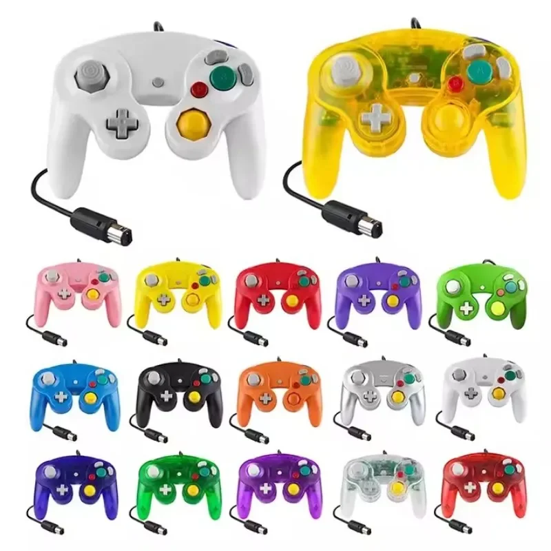 GameCube NGC용 유선 게임 컨트롤러 NGC 게임 콘솔용 단일 버튼 유선 게임 패드 조이스틱 title=GameCube NGC용 유선 게임 컨트롤러 NGC 게임 콘솔용 단일 버튼 유선 게임 패드 조이스틱 
