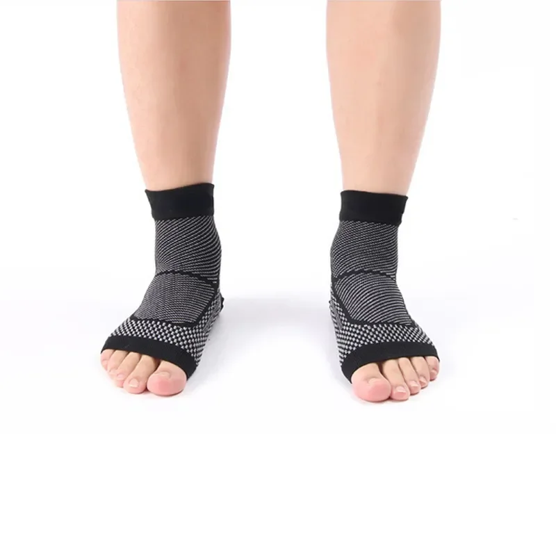 통증 완화용 신경병증 양말, 발목 브레이스 양말, 건염 압박 양말, 부종용 발목 압박 슬리브, 1 쌍