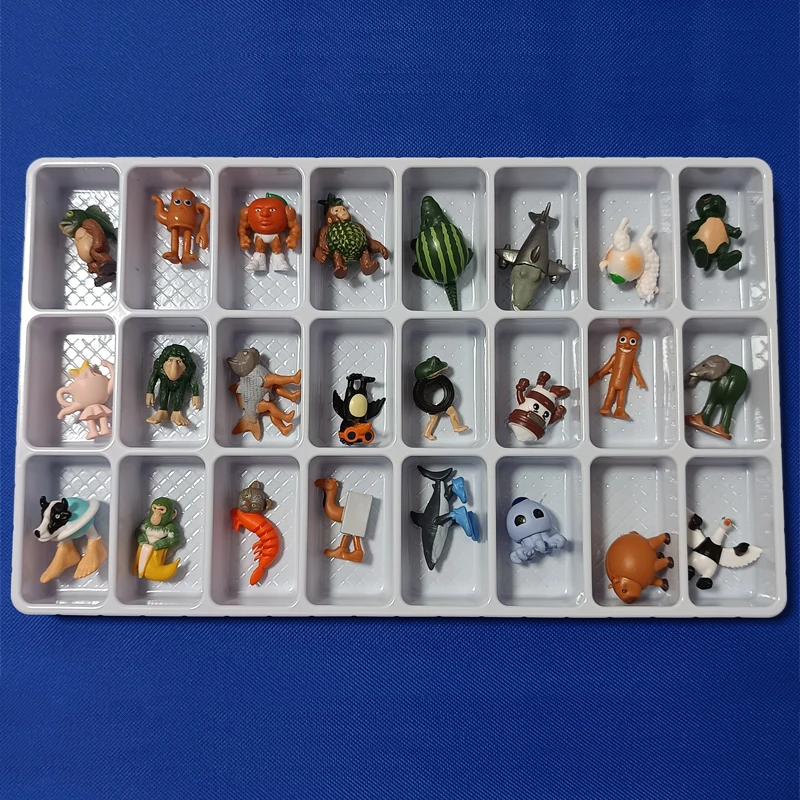 24Pcs 이탈리아 Brainrot Tung Tung Sahur 피규어 인형 Tralalero Tralala Bombardino Crocodilo Shimpanzini Bananini 모델 장난감 선물
