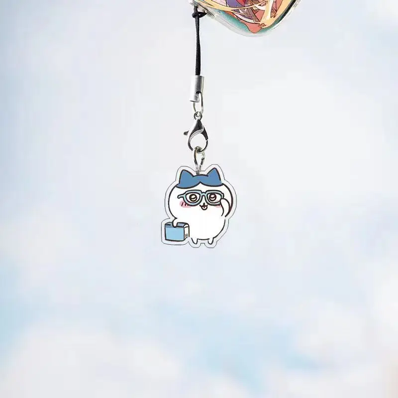ChiIkawaS 휴대폰 체인 하치와레 하치와레 우사기 USAGI 치이/.ka와 휴대폰 펜던트 체인 귀여운 만화 캐릭터 작은 선물