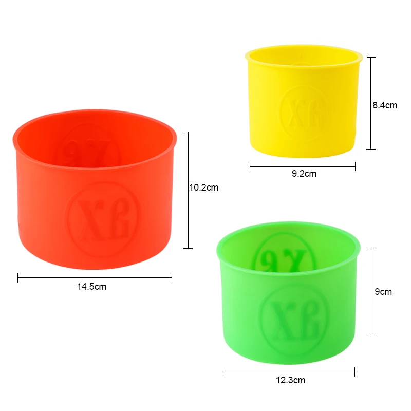 FAIS DU 붙지 않는 라운드 실리콘 케이크 금형 무작위 컬러 무스 케이크 금형 DIY 디저트 베이킹 금형 도구 주방 악세사리