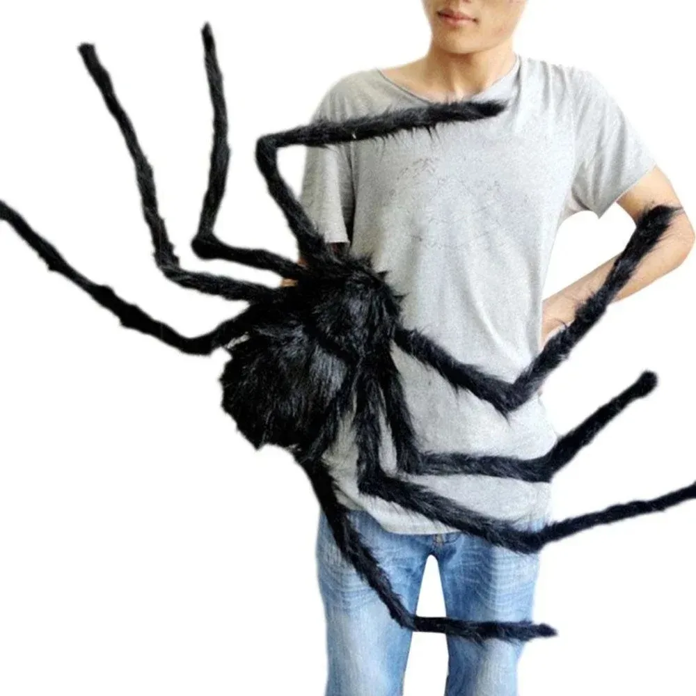 할로윈 큰 플러시 거미 공포 할로윈 장식 파티 소품 야외 거대한 거미 장식 30-200cm 챔버 장난 검은 거미 title=할로윈 큰 플러시 거미 공포 할로윈 장식 파티 소품 야외 거대한 거미 장식 30-200cm 챔버 장난 검은 거미 