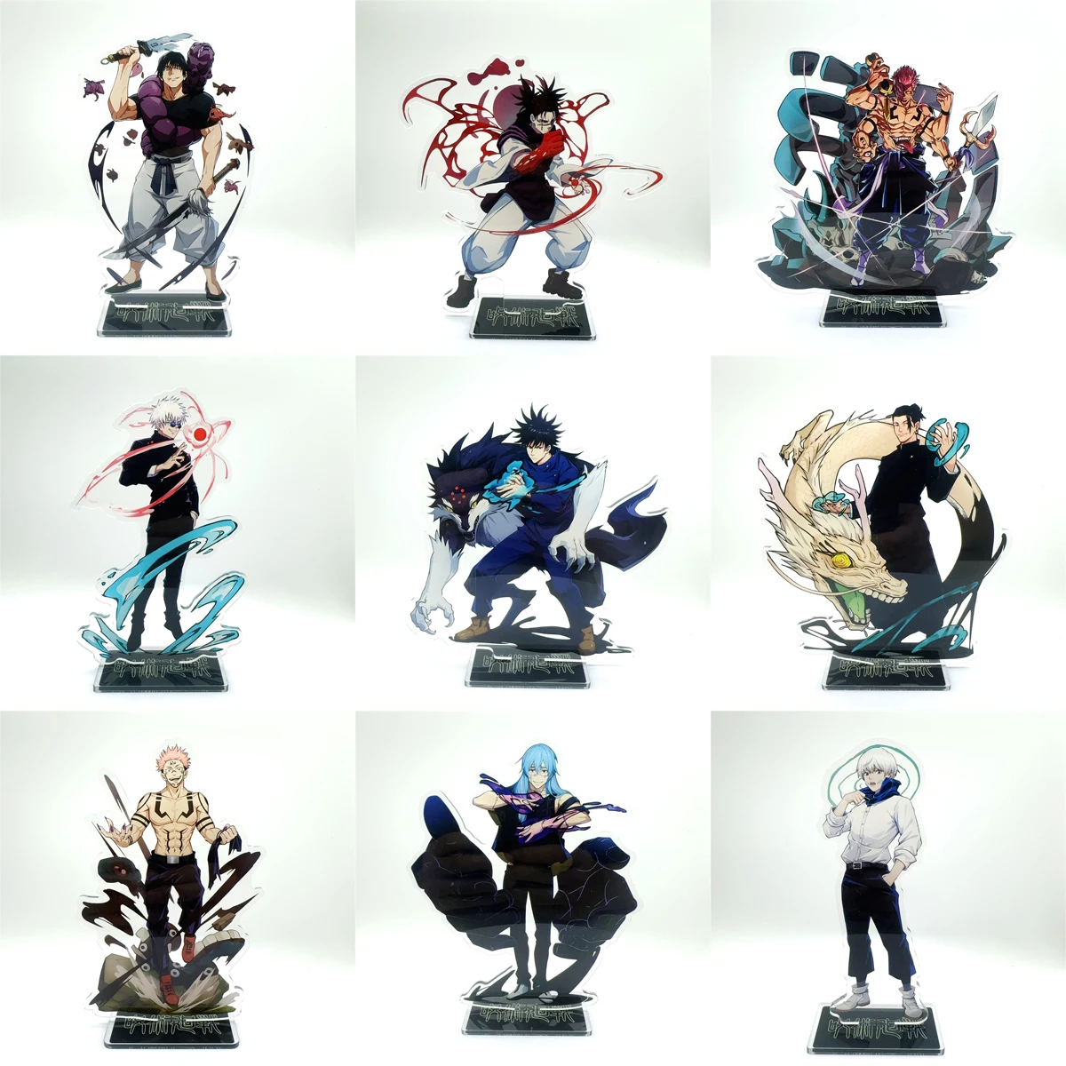 Jujutsu Kaisen Anime Figure 아크릴 스탠드 Gojo Satoru Yuji 모델 플레이트 1pc 데스크 장식 스탠딩 사인 게임 팬 선물 장식품 title=Jujutsu Kaisen Anime Figure 아크릴 스탠드 Gojo Satoru Yuji 모델 플레이트 1pc 데스크 장식 스탠딩 사인 게임 팬 선물 장식품 