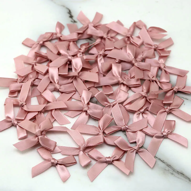 (50 Pcs) 4*4cm 다채로운 리본 활 작은 크기 폴리 에스터 새틴 리본 활 꽃 DIY 공예 장식 title=(50 Pcs) 4*4cm 다채로운 리본 활 작은 크기 폴리 에스터 새틴 리본 활 꽃 DIY 공예 장식 