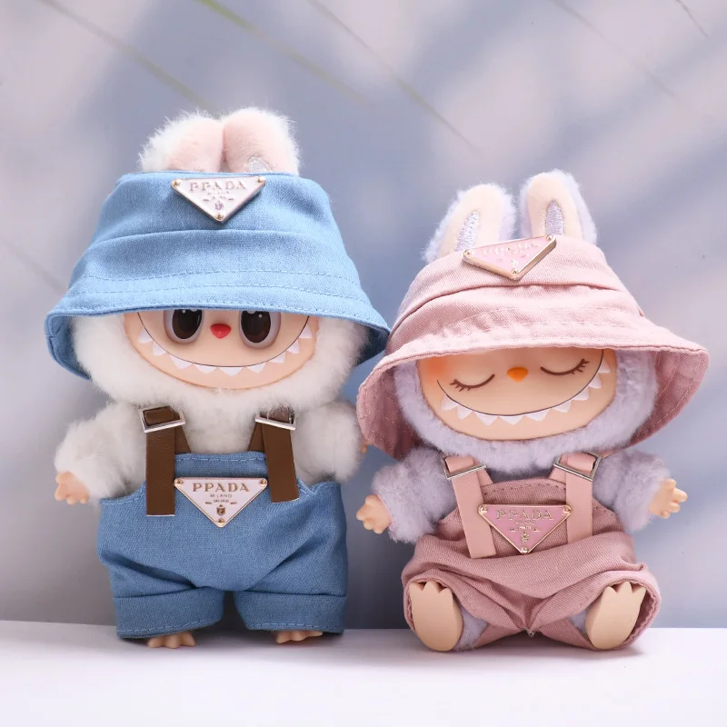 17cm 라부부 미니 인형 고급 의류 의상 모자 옷 라부부 II 인형 스트랩 바지 세트 앉아있는 파티 게임 장난감 액세서리 title=17cm 라부부 미니 인형 고급 의류 의상 모자 옷 라부부 II 인형 스트랩 바지 세트 앉아있는 파티 게임 장난감 액세서리 