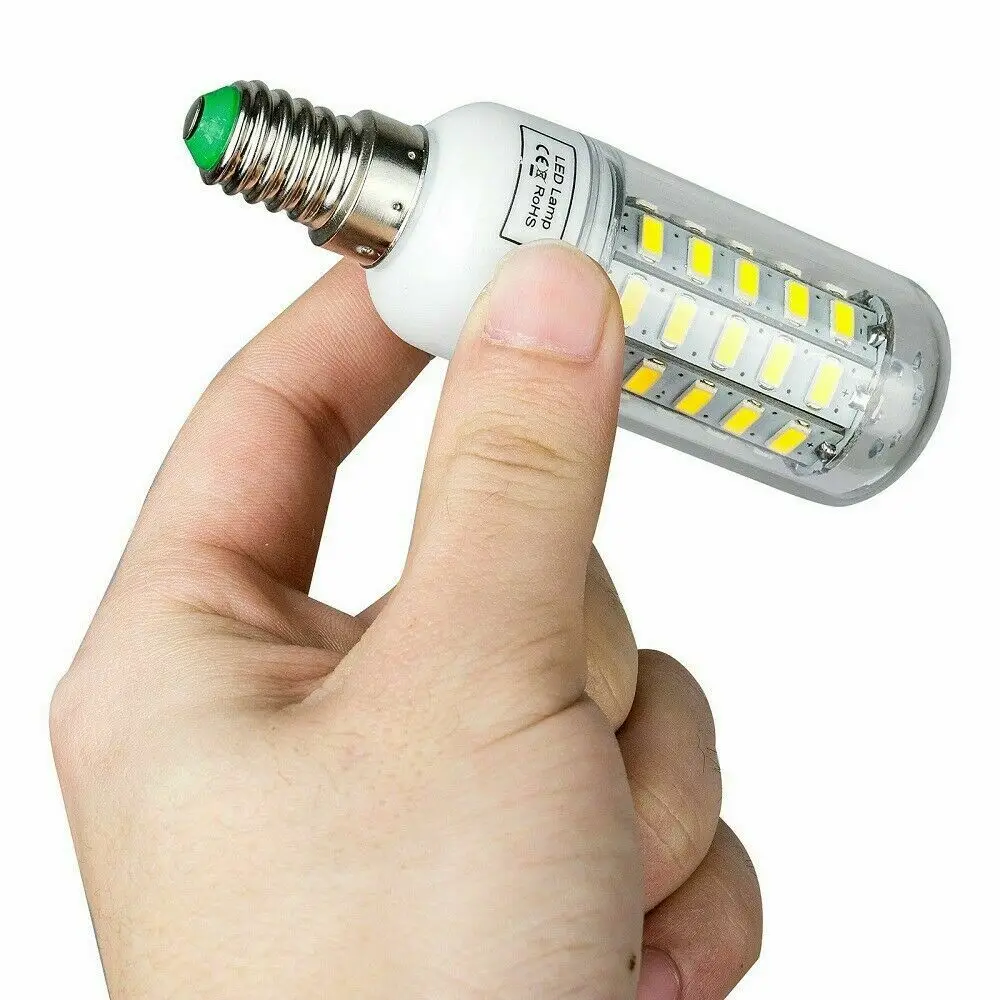 슈퍼 브라이트 LED 옥수수 전구, 7W-15W, E27, E14, B22, G9, GU10 나사, 24, 36, 48, 56, 69/72 LED 칩, 화이트 램프, 220V 앰플