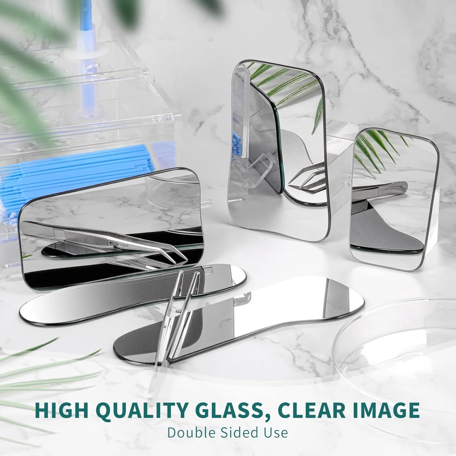 DENTASOP-5 조각 구강 내 거울, 교정 구강 내 사진 2 거울, 사진 구강 거울, 치과