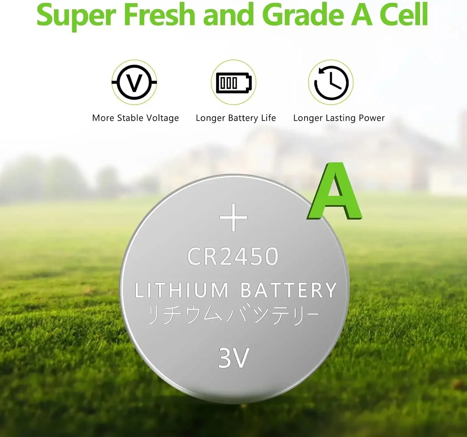 CR2450 3V 리튬 배터리 CR 2450 DL2450 BR2450 LM2450 KCR5029 장난감 자동차 키 원격 제어 시계 LED 라이트 버튼 코인 셀