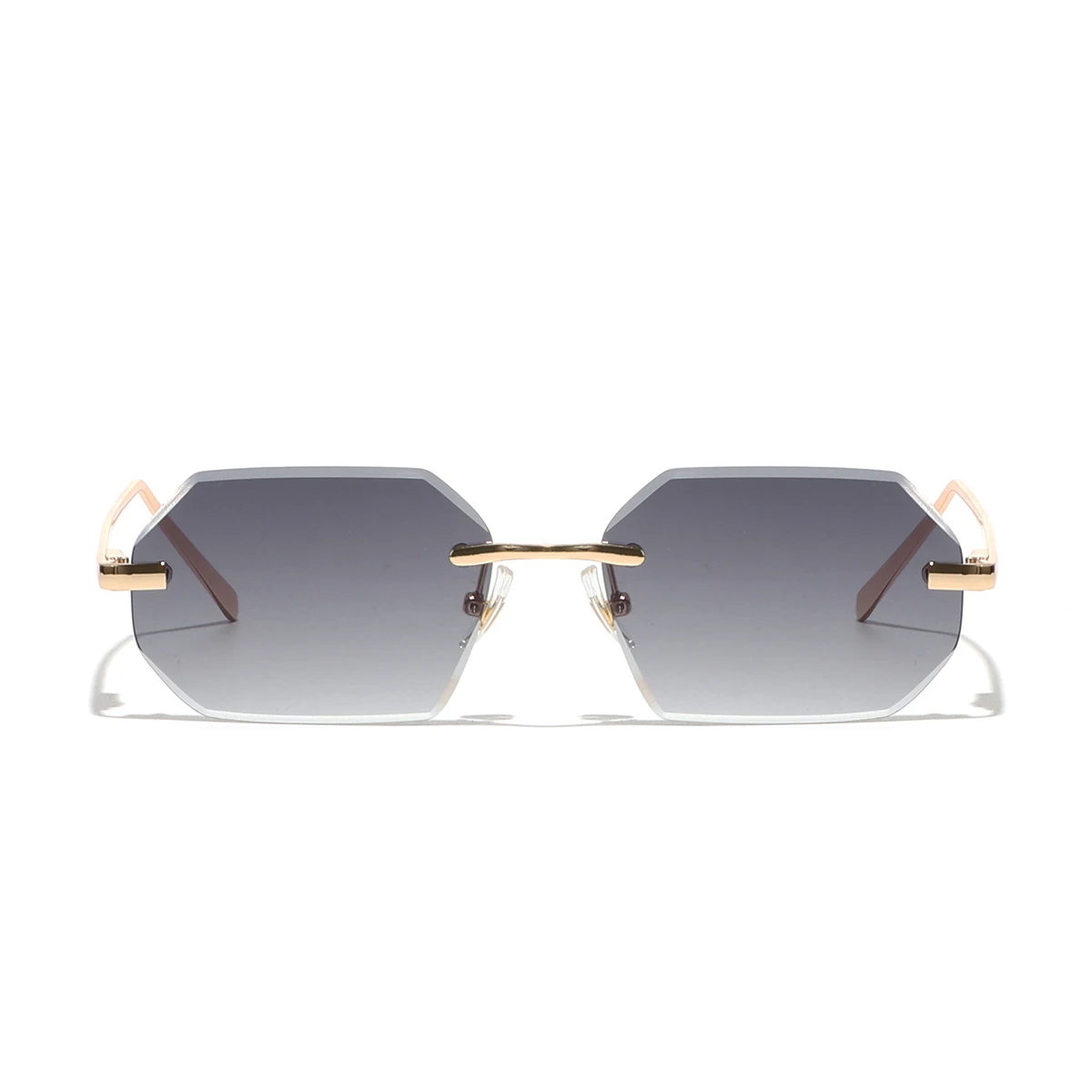 Ruiao 선글라스 남자 브랜드 디자이너 패션 무테 선글라스 음영 다이아몬드 컷 렌즈 숙녀 Frameless Metal Eye Glasses title=Ruiao 선글라스 남자 브랜드 디자이너 패션 무테 선글라스 음영 다이아몬드 컷 렌즈 숙녀 Frameless Metal Eye Glasses 