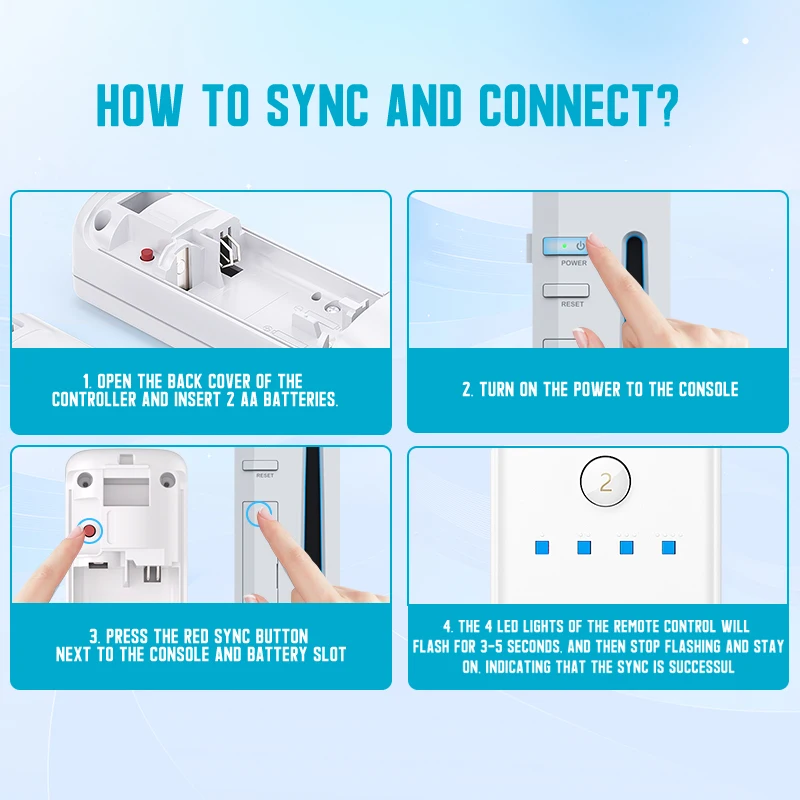 Nintendo Wii Consloe 용 2in1 컨트롤러 옵션 모션 플러스 무선 원격 게임 패드 조이스틱 (실리콘 케이스 포함) 게임 액세서리