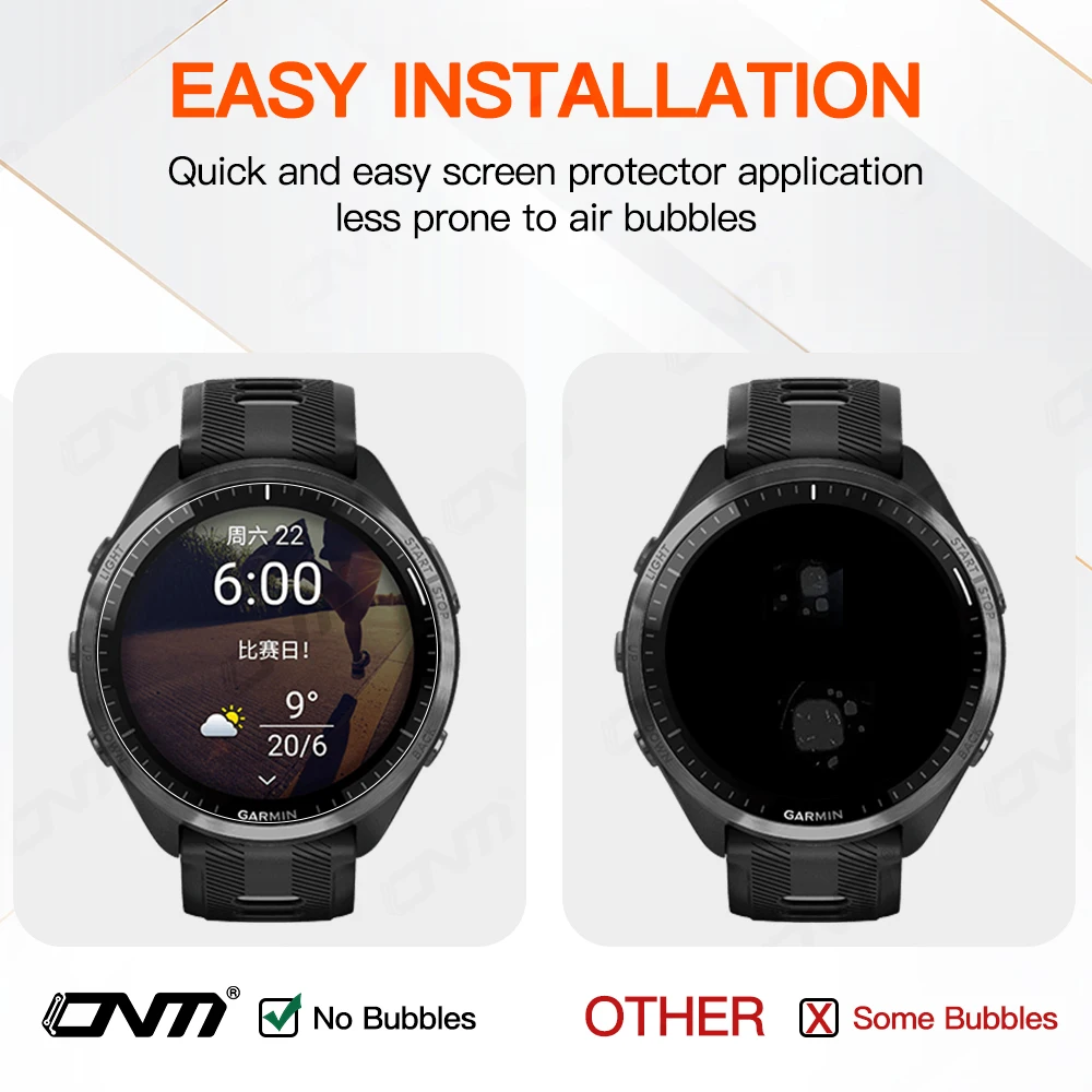 가민 포러너 965 265 265S 전체 화면 보호기 소프트 필름, 유리 아님, 가민 955 255 255S, 12D 하이드로겔 필름