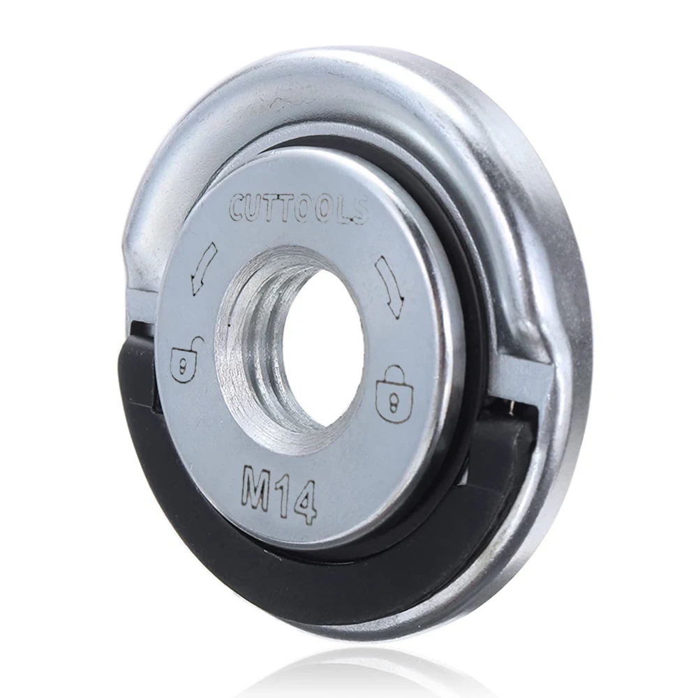 퀵 릴리스 앵글 그라인더 잠금 너트 M14 앵글 그라인더 플랜지 너트 M14 스핀들이 있는 앵글 그라인더용 교체 잠금 너트 title=퀵 릴리스 앵글 그라인더 잠금 너트 M14 앵글 그라인더 플랜지 너트 M14 스핀들이 있는 앵글 그라인더용 교체 잠금 너트