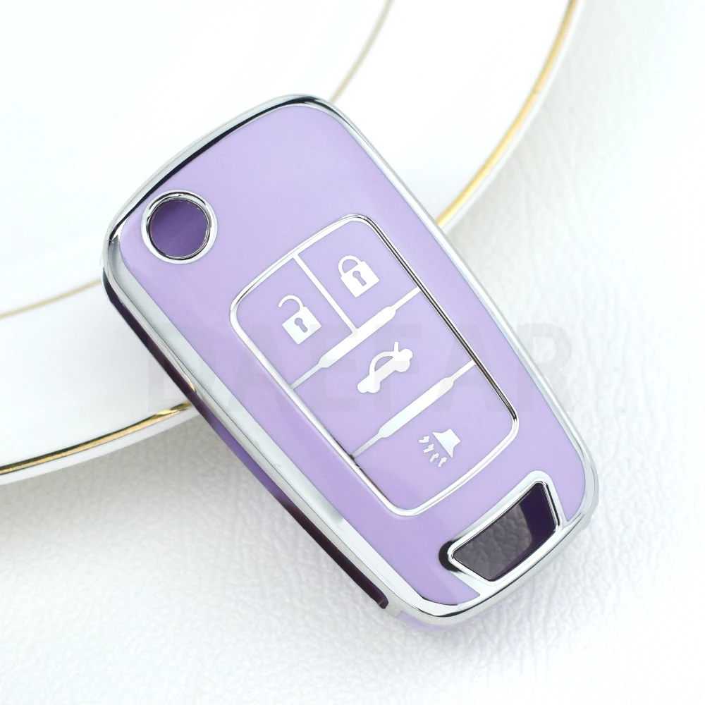 Chevrolet Chevy Cruze Malibu Camaro Aveo Equinox Impala Sonic 2 3 4 5 버튼 TPU 스마트 키 케이스 용 Chevrolet 자동차 키 Fob 용