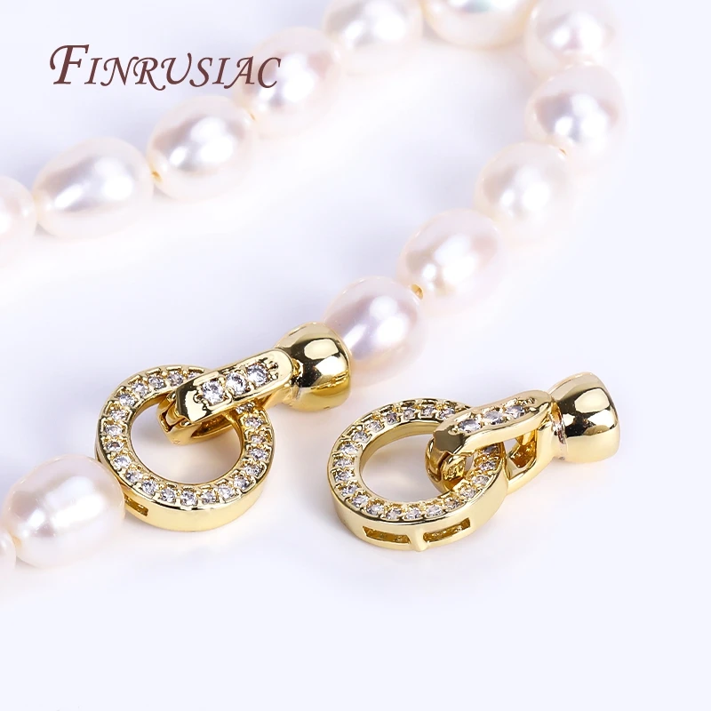 18K 금도금 커넥터 클래스프 팔찌 목걸이 제작용, 쥬얼리 DIY 액세서리용 클래스프, 엔드 클래스프