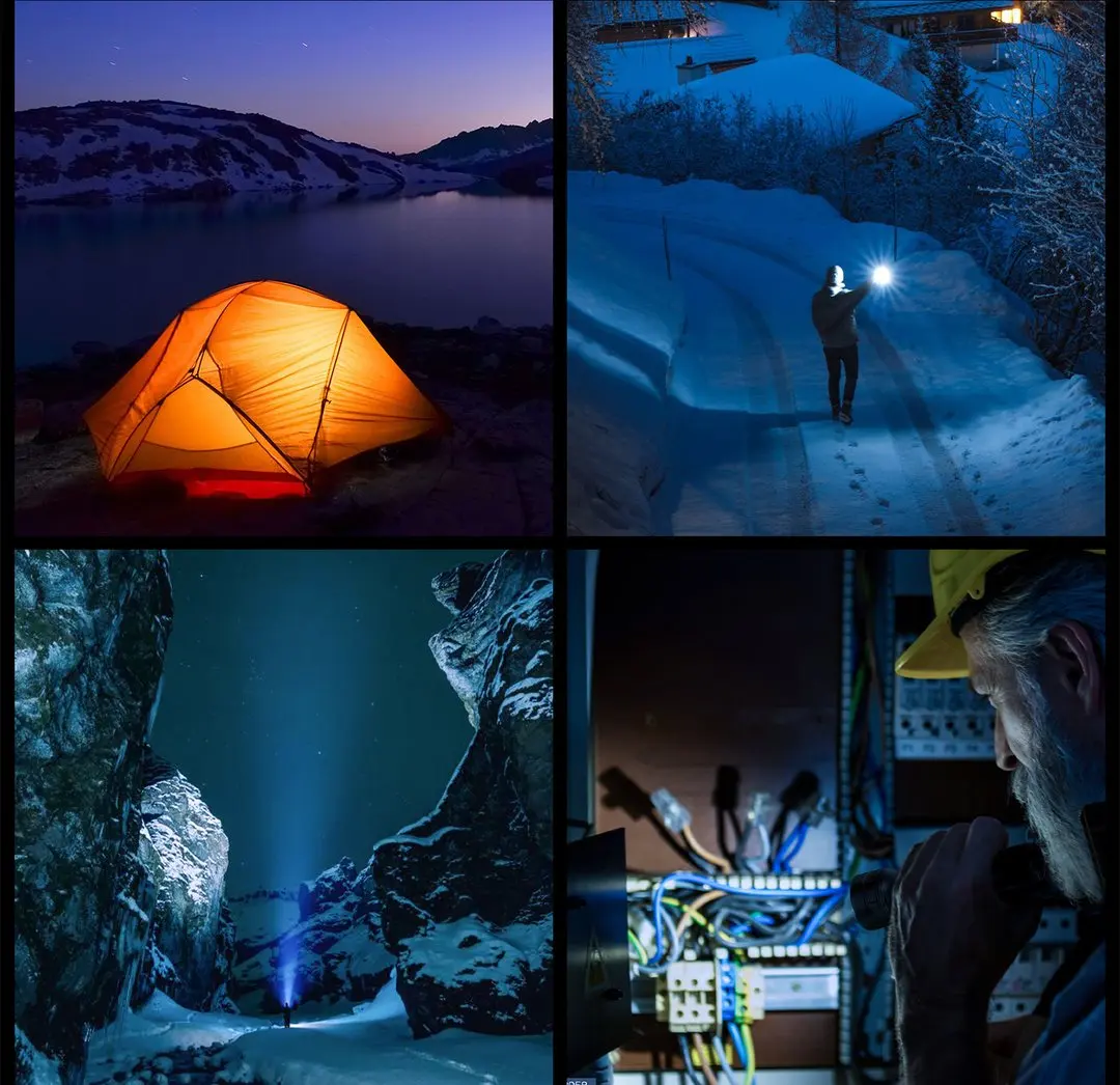 Sofirn IF22A 2100lm 손전등 21700 강력한 빛 SFT40 LED 629M 장거리 USB C 충전식 충전 토치